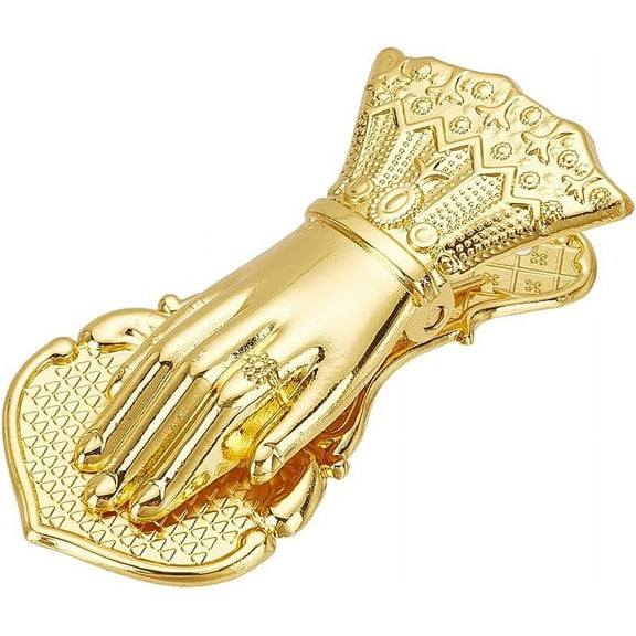 Hand Shaped Book Clip Vintage Gold Metal Bookholder Paper Page Holder Clip 3D Bookmarks Junk Journal Clip Traveler Scrapbook Kit Document Clip Stationery for Students Workbook diy