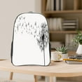 thumbnail image 5 of Susaid Dandelion Blowing In The Wind Print Clear Backpack See Through Transparent Plastic Clear Bookbags for School, College, Stadium,Work, 5 of 7