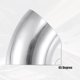 thumbnail image 5 of 2uds OD 2" 45 Grados Inoxidable Acero Curva Tubo Escape Codo Tubo, 5 of 7