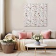 thumbnail image 5 of Flowers Birds Wall Art Painting on Canvas, Spring Botanical Floral Tree Branches Canvas Art Home Prints Wall Art Framed Modern Artwork for Living Room Bedroom Wall Decor 8x8in, 5 of 9