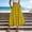 Orange, variant on WQNVRNR Womens High Waist Skirt- A-Line Striped Ankle-Length Elastic Waist Flowing Vacation Midi Skirt Red Size S