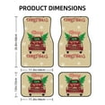 thumbnail image 3 of Uemuo Car Floor Mats - Christmas Vintage Red Truck Pattern Carpet Floor Mats for Cars, Auto Accessories Front & Rear Car Floor Foot Mat Sets of 4 Pieces, 3 of 6