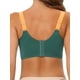thumbnail image 3 of Sostenes de cobertura total para mujer Inspire Chic con tirantes anchos, largo, espalda alta, acolchado, encaje y push up D 40 Verde oscuro, 3 of 5