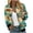 189#Multicolor, variant on Jackets for Women Fashion Color Blocked Long Sleeves Zipper Jackets with Pockets Casual Boho Style Jacket Comfortable Hoodless Cardigans