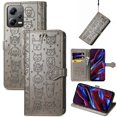 thumbnail image 2 of Funda Cartera FOXDOCK para XIAOMI POCO X5 , Flip PU con Relieve de Gatos y Perros, Tarjetero y Soporte, 2 of 6