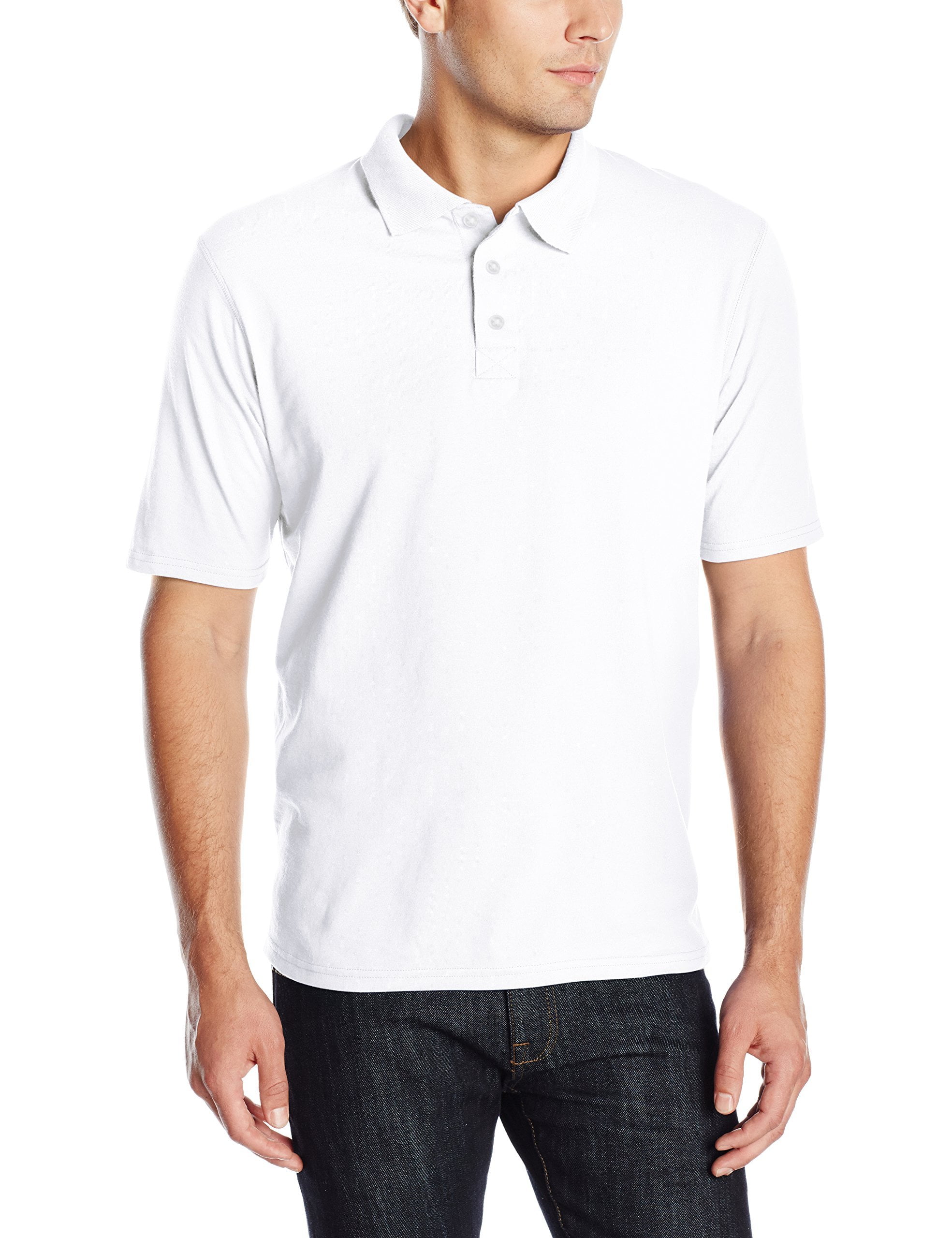 Hanes Men's X-Temp Jersey Polo Shirt 