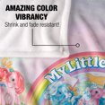 thumbnail image 4 of My Little Pony Retro Classic Ponies Officially Licensed Silky Touch Super Soft Throw Blanket 50' x 60', 4 of 6
