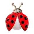 thumbnail image 2 of Cute Enamel Ladybug Lapel Pin, with Lapel Pin Backs and Enamel Pin Backs, for Red and Black Party decorations, Valentines Day Gift for Her and Birthday Gift for Women, 2 of 5