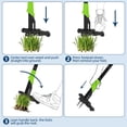 thumbnail image 5 of Lumiparty Stand Up Weed Puller with 4-Claw Steel Head, 40-Inch Long Handle Manual Weed Remover Tool for Lawn and Garden, Green, 5 of 9