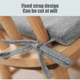 thumbnail image 4 of BCZHQQ Thick Chair Cushions,Removable,Machine Washable Cover and Ties,Chair Pads for Indoor Dining Room and Kitchen Chairs,16''x16'', 4 of 6