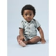 thumbnail image 5 of Little Star Organic Baby Boy 6Pc Mix and Match Outfit Set, Palm Trees, Size 12 Months, 5 of 18