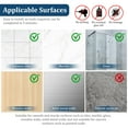 thumbnail image 5 of Dznils Adhesive Corner Shower Caddy 5 Pack, Large Capacity No Drilling Wall-Mounted Bathroom Organizer Basket, Gray, 5 of 12