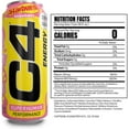 thumbnail image 4 of Cellucor C4 Energy Drink, STARBURST Strawberry, Carbonated Sugar Free Pre Workout Performance Drink with no Artificial Colors or Dyes, Pack of 12, 4 of 7