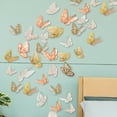 thumbnail image 6 of CCOCC 20Pcs Butterfly Wall Decor,Colorful Versatile Decor Room Decor Wall,Non-Fading Finish Butterflies Decorations,Gold, 6 of 7