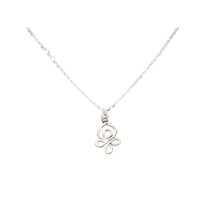 Celtic Swirly Knot Pendant Necklace