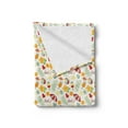 thumbnail image 2 of Summer Soft Flannel Fleece Throw Blanket, Continuous Hot Seasonal Fun Pattern with Popsicle Flowers Parasol Cocktail, Cozy Plush for Indoor and Outdoor Use, 60" x 80", Multicolor, by Ambesonne, 2 of 5