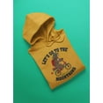 thumbnail image 3 of Go Mountains Bear On Bike Hoodie Men -Image by Shutterstock, Male Large, 3 of 4