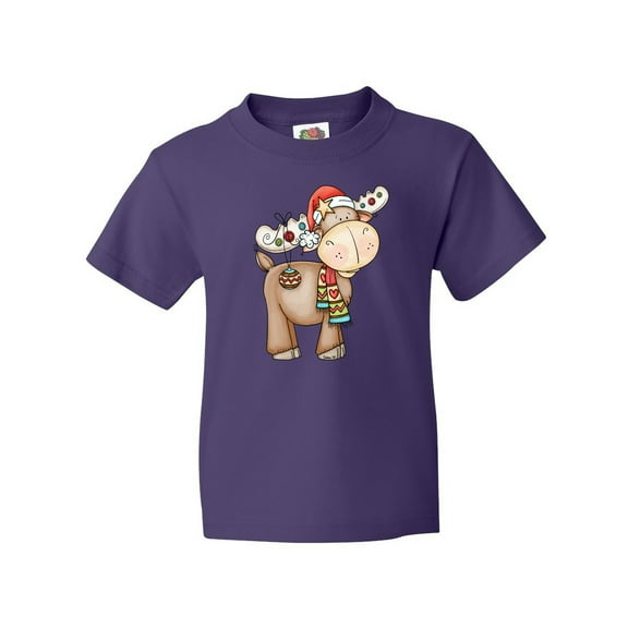 Inktastic Christmas Molly Moose Youth T-Shirt