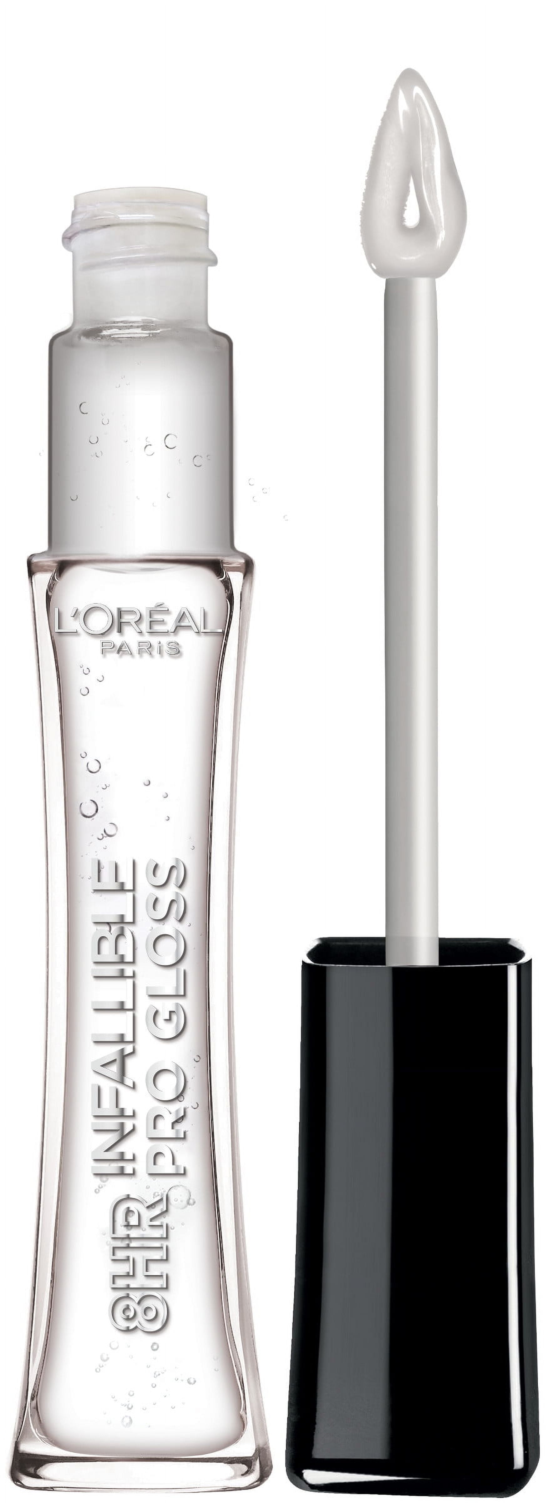 (2 pack) L'Oreal Paris Infallible 8 Hour Lip Gloss, Hydrating Shine Liquids, 0.21 fl oz