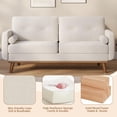 thumbnail image 5 of EastVita 65-Inch Loveseat Sofa-3 Seater Deep Seat-Premium Linen Upholstery-For Living Room-Bedroom-Office, 5 of 7