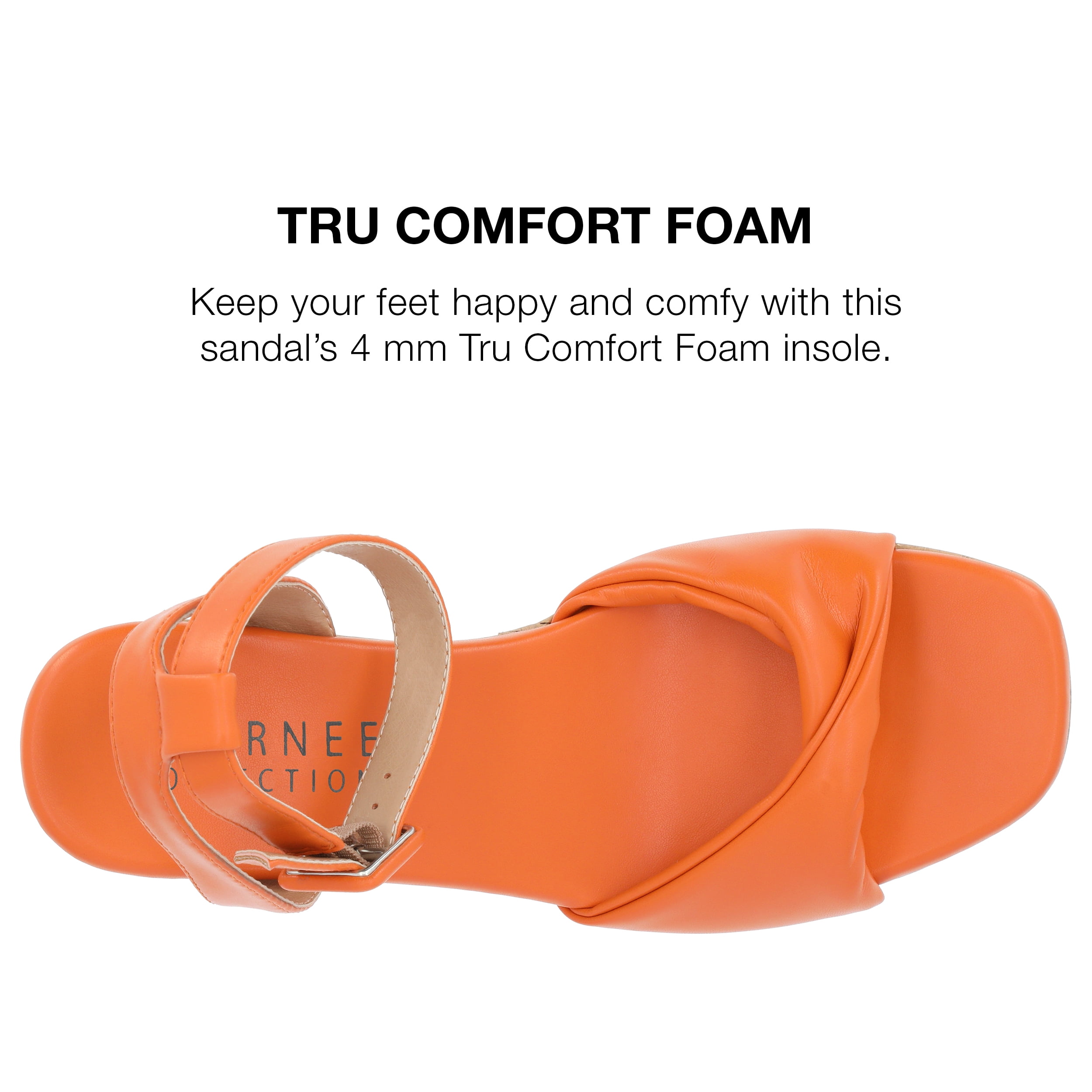 Journee Collection Womens Eianna Tru Comfort Foam Ankle Strap Platform Sandals