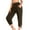 Brown, variant on Womens Capri Yoga Pants Loose Workout Sweatpants Comfy Lounge Joggers Elastic High Waist Cropped Trousers with Pockets