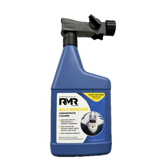 RMR Salt Remover Concentrate Cleaner for Boats, Trucks, & Vehicles, 32 Oz