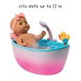 thumbnail image 3 of Baby Born Baby Doll Musical Light up Bathtub with Working Shower, Fits Dolls up to 17", Ages 3+, 3 of 8