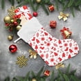 thumbnail image 6 of Coolnut Christmas Stockings Christmas Elements , 1 Pack 17.7" Xmas Fireplace Santa Socks Christmas Tree Hanging Stockings Decoration for Christmas Holiday Xmas Gift, 6 of 6