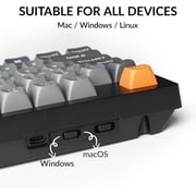 Keychron K10 Max Wireless Custom Mechanical Keyboard, QMK 2.4 GHz Bluetooth Full-Size with Hot-Swappable Keychron Super Banana Switch Compatible with Mac Windows Linux (RGB Backlit)