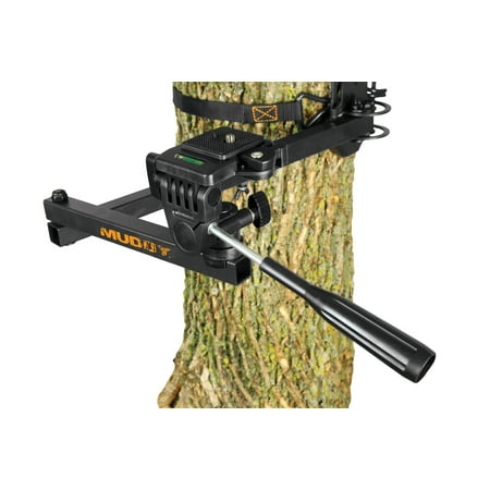 MUDDY Basic Durable Adjustable Lightweight Portable Easy-to-Install Silent Hunting Outdoor Camera Arm Camera Head Adjust a Full 360 Degrees + Extension Arm Swings 180 Degrees