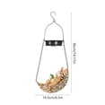 thumbnail image 2 of ddioayh Solar Outdoor Garden Hanging Lantern with Bunny Iron Art Design Solar Powered Automatic Dusk to Dawn Lighting Waterproof for Patio Yard Garden Easter Decoration Ambience Light, 2 of 7