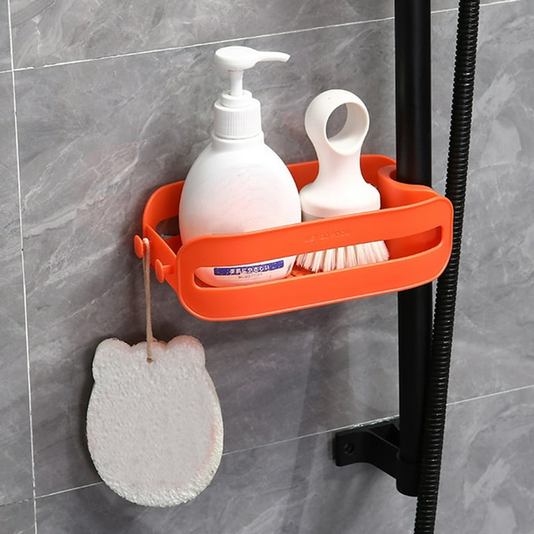 Yesbay Kitchen Sink Sponge Drying Rack Soap Cleaning Brush Holder