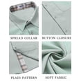 thumbnail image 5 of COOFANDY Men's Beach Shirts Short Sleeve Casual Shirt Summer Hawaiian Linen Shirts, 5 of 6