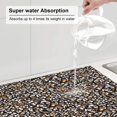 thumbnail image 3 of Dish Drying Mat, Leopard Pebbles pattern Highly Absorbent Drying Matt Kitchen Counter, Dish Mat Drying Pad Dishes Drainer Mats for Kitchen Counter or Sink, 16 x 18 inch, 3 of 6