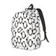 thumbnail image 1 of Disketp Lovely Penguin print Canvas Backpack Lightweight Travel Daypack Student Rucksack Laptop Backpack-, 1 of 5