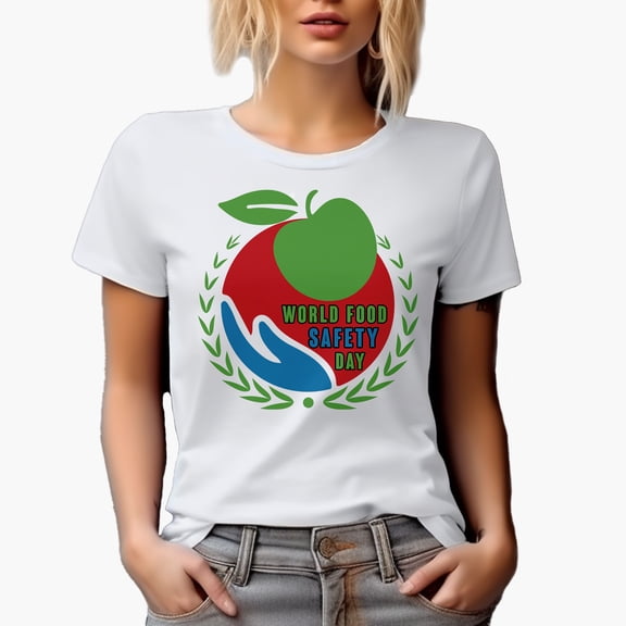 World Food Safety Day, White T-Shirt, Small
