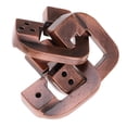 thumbnail image 4 of 2xRing Lock Puzzle Classic Metal Brain Teaser IQ Test Toy Para Adultos Ni?os, 4 of 8