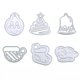 thumbnail image 1 of Cuadros Decorativos Troqueles de corte para decoración de árbol de Navidad de acero al carbono 6 uds. plantillas para tarjeta DIY-177156 Wdftyju embutido en tela, 1 of 7