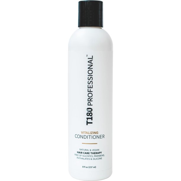 T180 Acondicionador vitalizante profesional - Acondicionador vegano para control del encrespamiento para todo tipo de cabello - Acondicionador nutritivo natural para el cabello con - Acondicionador pr