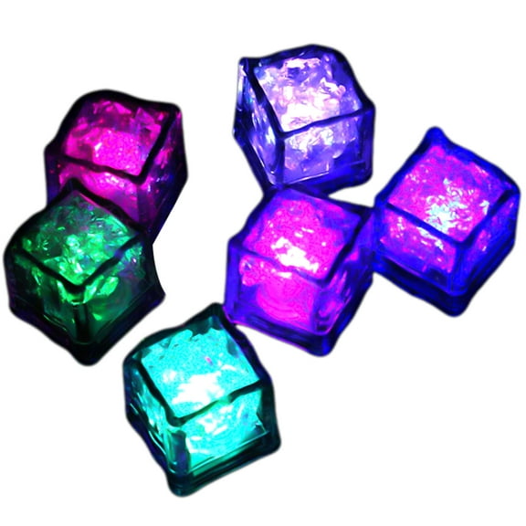 Set of 12 Unique LED Ice Tray for Beverages Waterproof Ice Cube Parties Supplies