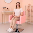 thumbnail image 4 of Silla Estetica Barberia Spa Nanofort Neumatico Hidraulico 360° Rosa, 4 of 8