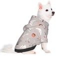 thumbnail image 2 of Fotbe Various Rabbits Sudadera con Estampado para Perros Pequeños – Suéter con Capucha para Mascotas, Tela Suave de Forro Polar con Bolsillo-X-Small, 2 of 7