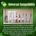 thumbnail image 5 of Universal Vacuum Attachment Kit - Compatible with Shark Navigator Lift-Away NV360, NV356K, NV352, NV351, NV42, NV70, Riccar, Simplicity, Panasonic, Sharp Uprights – Includes 10ft Extension Hose, 3 Wa, 5 of 7