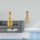 thumbnail image 2 of Figura de guepardo,Figura de guepardo dorado,adorno de escritorio moderno,Estatua de resina,Estatua de resina para decoración del hogar,manualidades,oro,Escultura de oro,figura de, 2 of 8