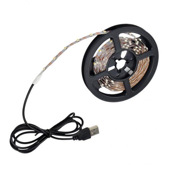 2 Tiras de lámpara LED USB de 5 V CC, Flexible, SMD 2835, Cinta de lámpara para , Cocina, , Navidad Y Más, No Resistente , Cálido perfecl luces de tira del dormitorio