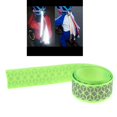 thumbnail image 3 of Kid's Reflect Light Bike Streamers para niñas, niños, manillar de bicicleta para bebés, puños de bicicleta, cintas con borlas, fácil de colocar en sco Verde Soledad Cinta de borla de serpentinas de bicicleta, 3 of 10