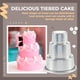 thumbnail image 3 of Billuyoard Molde pequeño para hornear pasteles de 3 niveles, molde para cupcakes de varios niveles, reutilizable, para vacaciones, bodas, Type3 NO3, 3 of 6