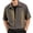 Dark Gray, variant on hotojiny Men T Shirts Loose Fit Half Sleeve Casual Streetwear Fashion Striped Tops Lightweight Collared Shirt Summer Clothes