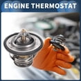 thumbnail image 2 of Termostato de coche Termostatos de refrigerante del motor para Kia Rondo 2.4L 2007-2009 No.2550025001 1 Pcs, 2 of 6
